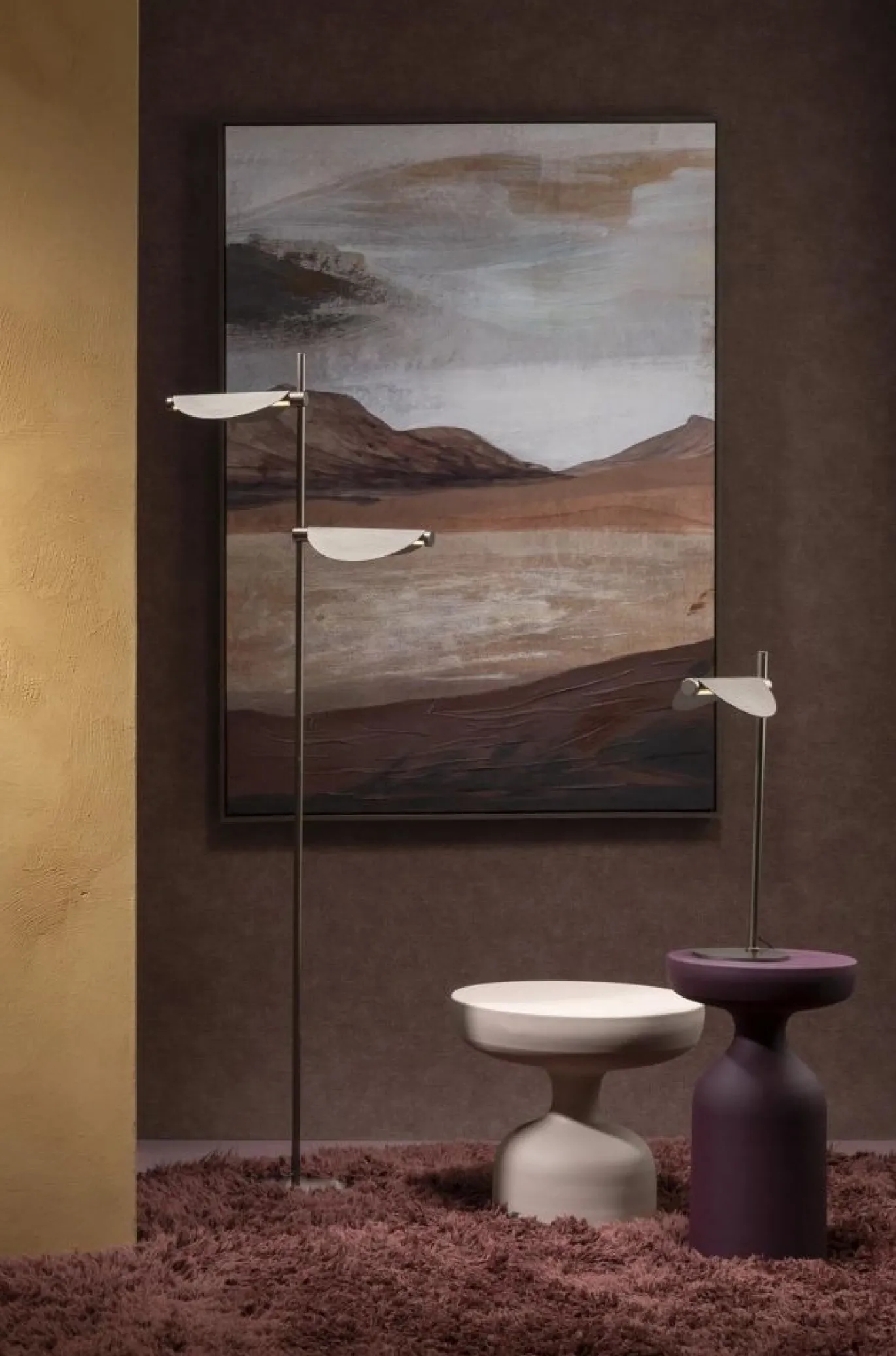 Coco Maison Vloerlamp Dex LED Grijs