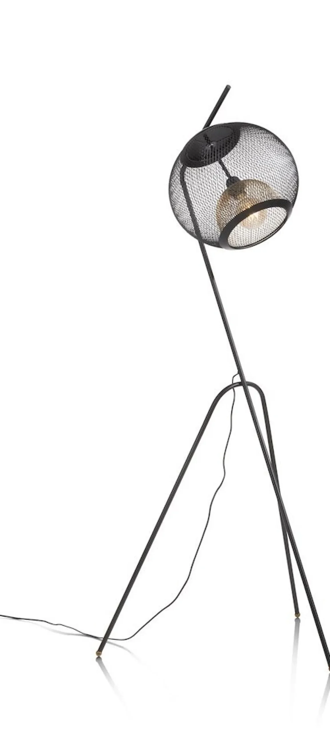 Coco Maison Vloerlamp Marco 1-Lichts Zwart