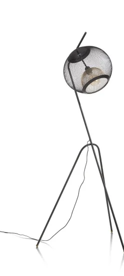 Coco Maison Vloerlamp Marco 1-Lichts Zwart