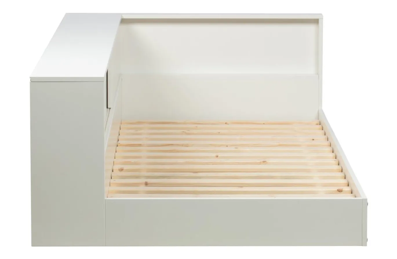 Connect Hoekbed Grenen Wit