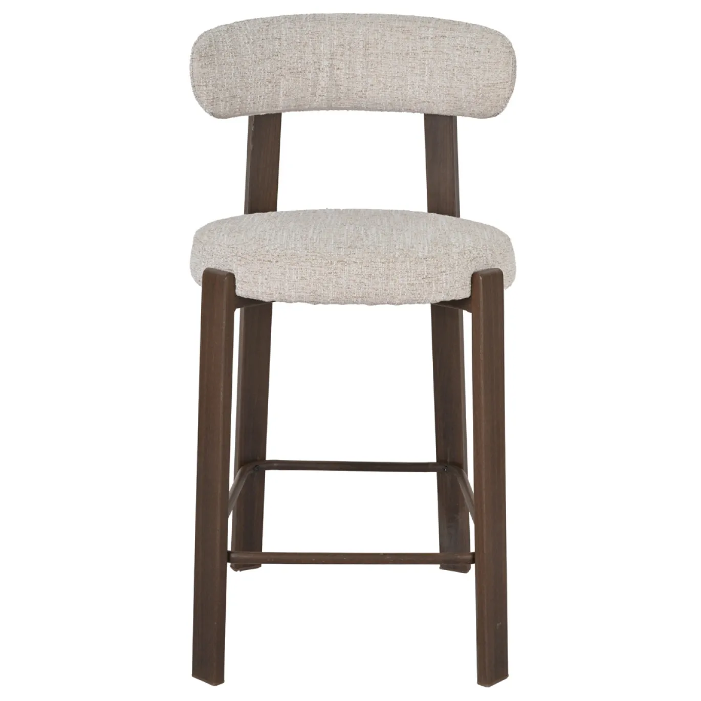 DÉJA Barstoel Lagan Beige/Walnoot