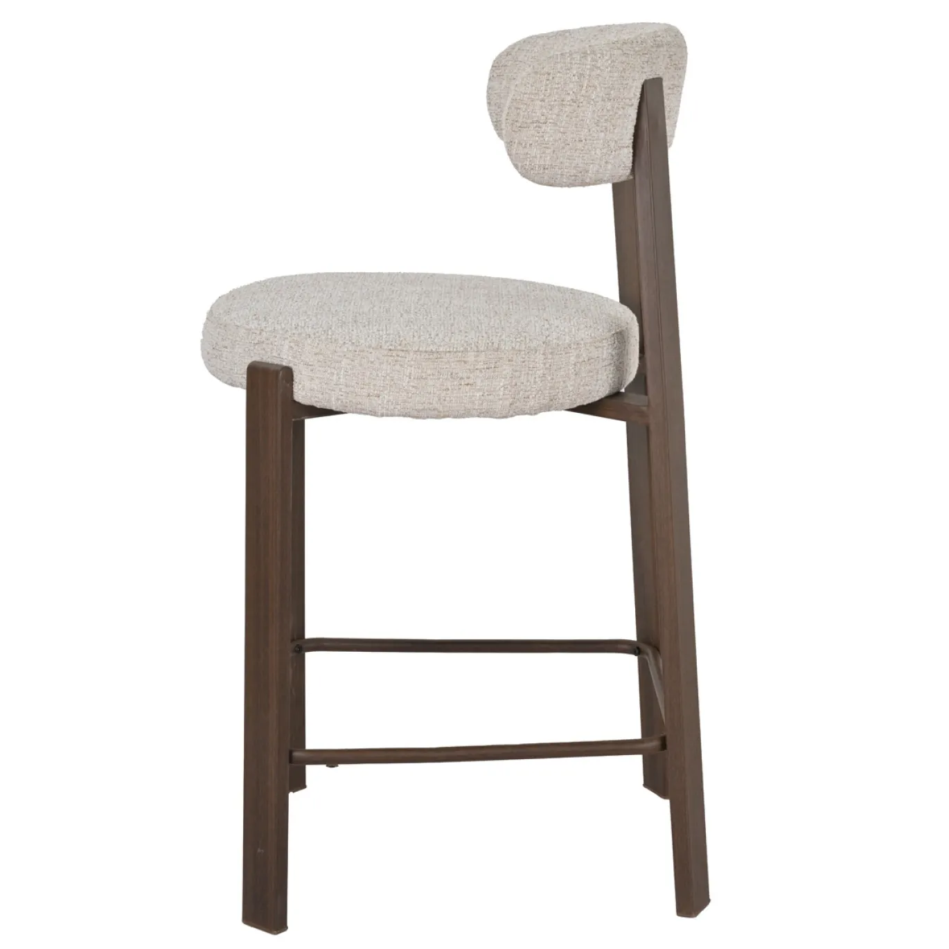 DÉJA Barstoel Lagan Beige/Walnoot