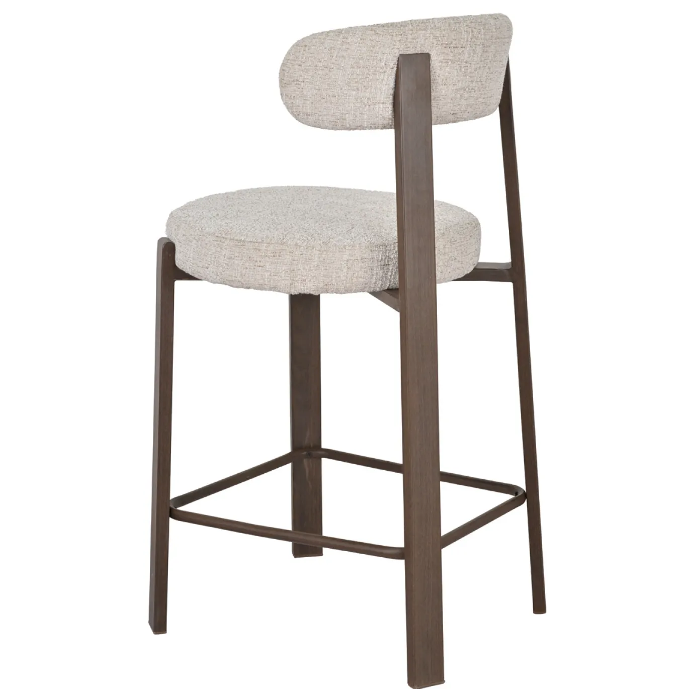 DÉJA Barstoel Lagan Beige/Walnoot