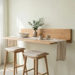 DÉJA Bartafel Zwevend Bailo Naturel Eiken 160cm