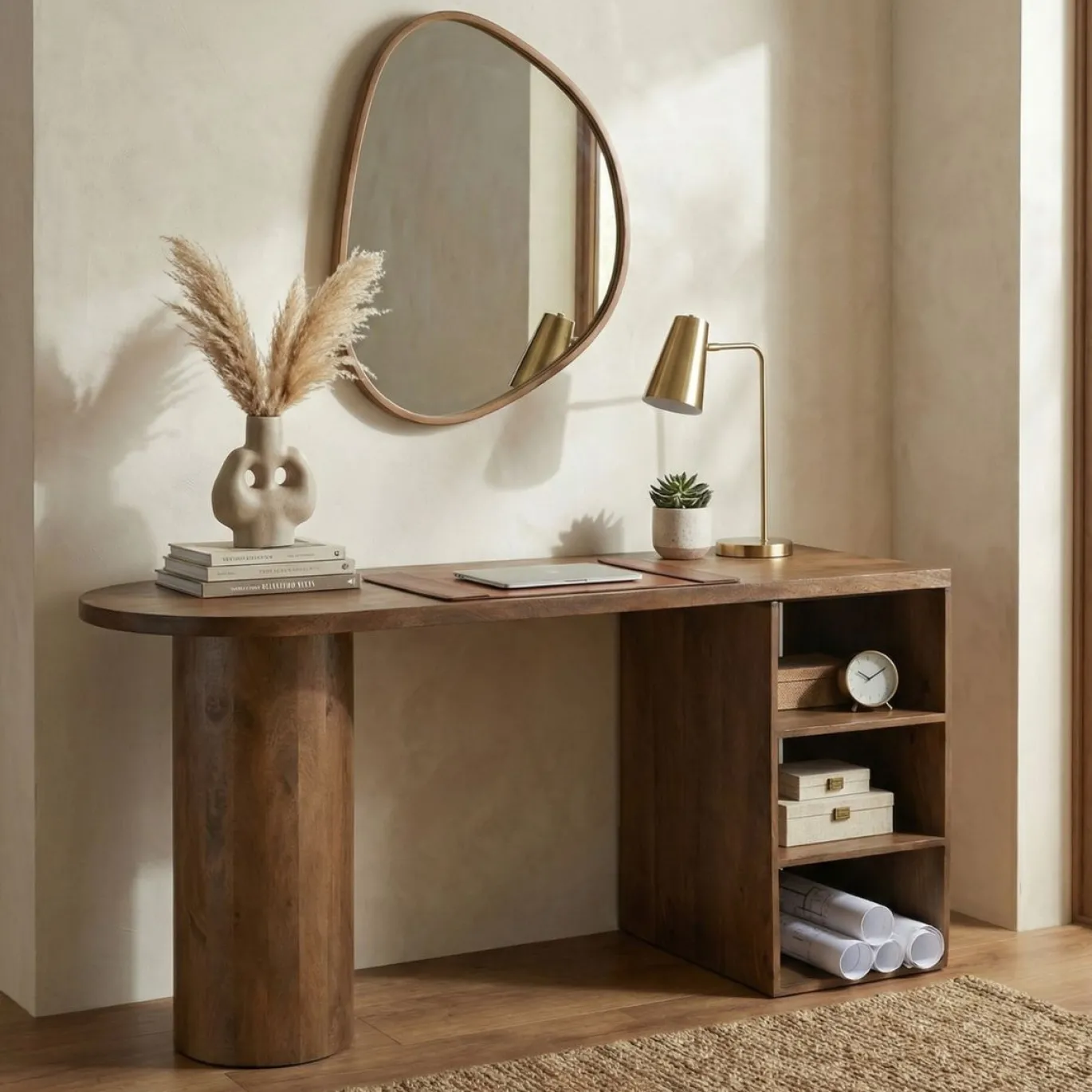 DÉJA Bureau Marbella Walnoot 140cm