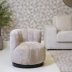 DÉJA Draaifauteuil Joyce Taupe