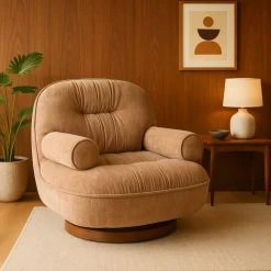 DÉJA Draaifauteuil Melbu Beige