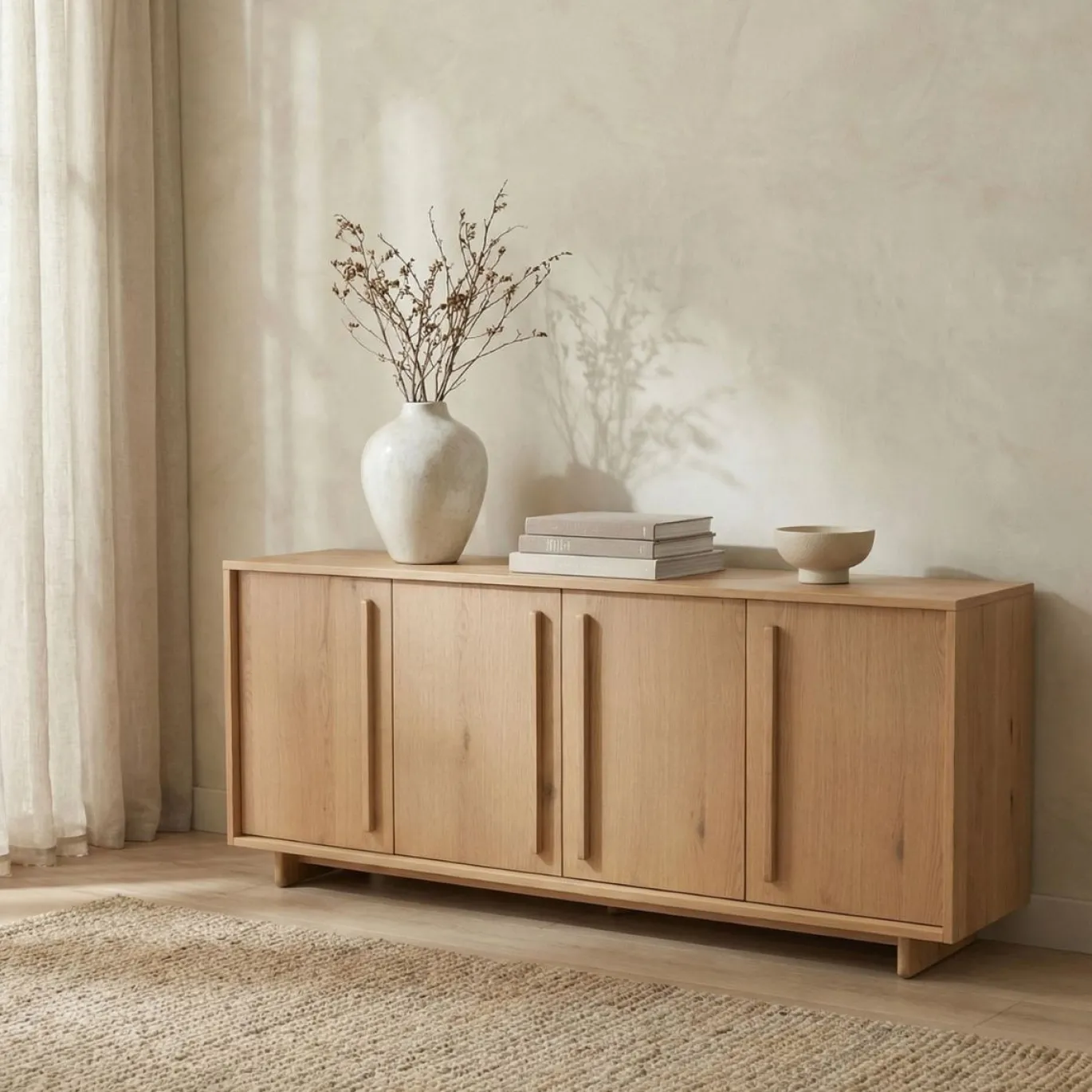 DÉJA Dressoir Samano Naturel Eiken 180cm