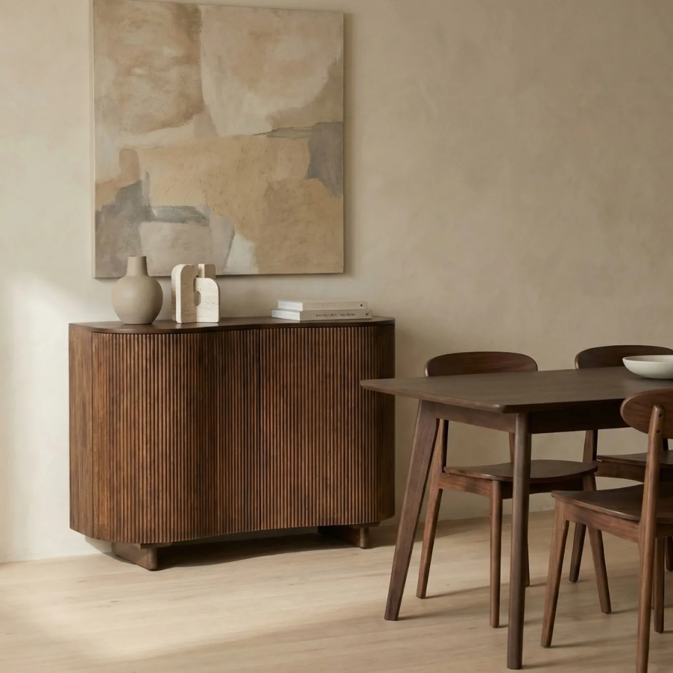 DÉJA Dressoir Ubeda Walnoot Organisch 110cm