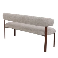 DÉJA Eetkamerbank Alamo Beige/Walnoot 180cm