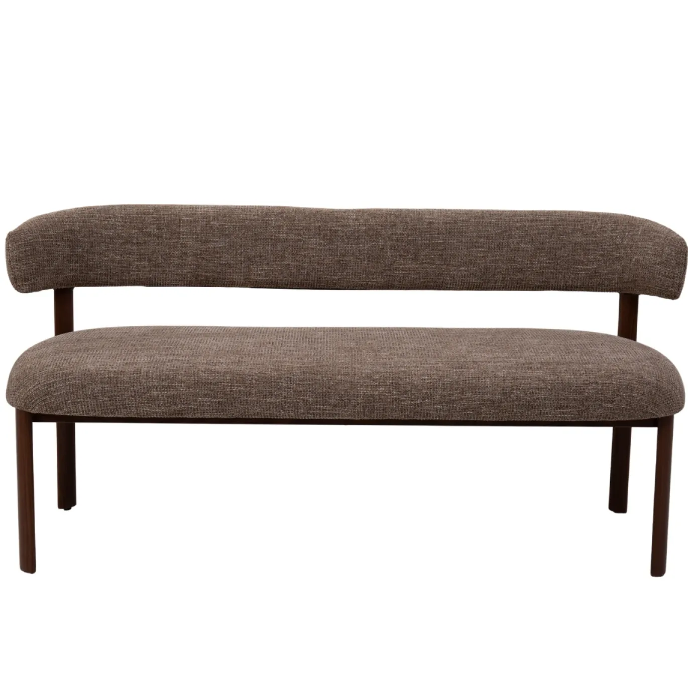 DÉJA Eetkamerbank Alamo Taupe/Walnoot 160cm