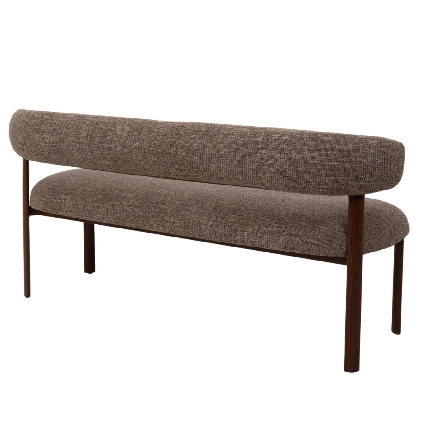 DÉJA Eetkamerbank Alamo Taupe/Walnoot 160cm