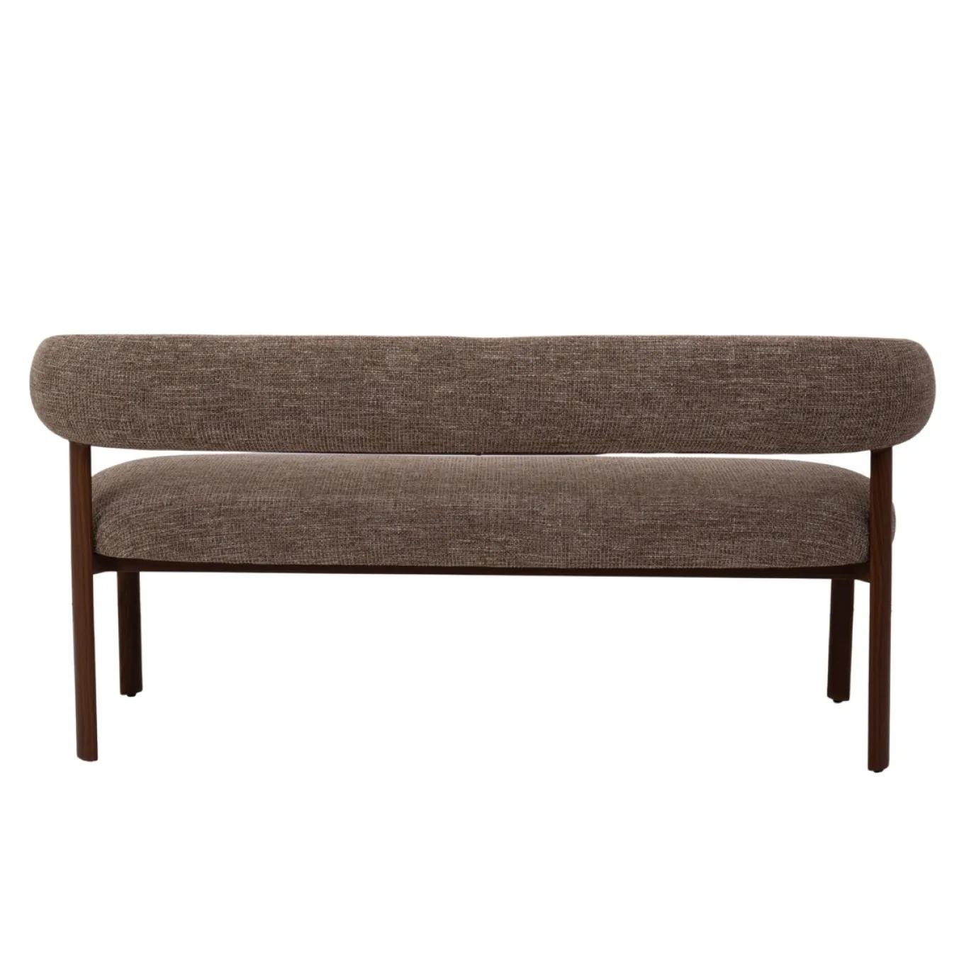 DÉJA Eetkamerbank Alamo Taupe/Walnoot 160cm
