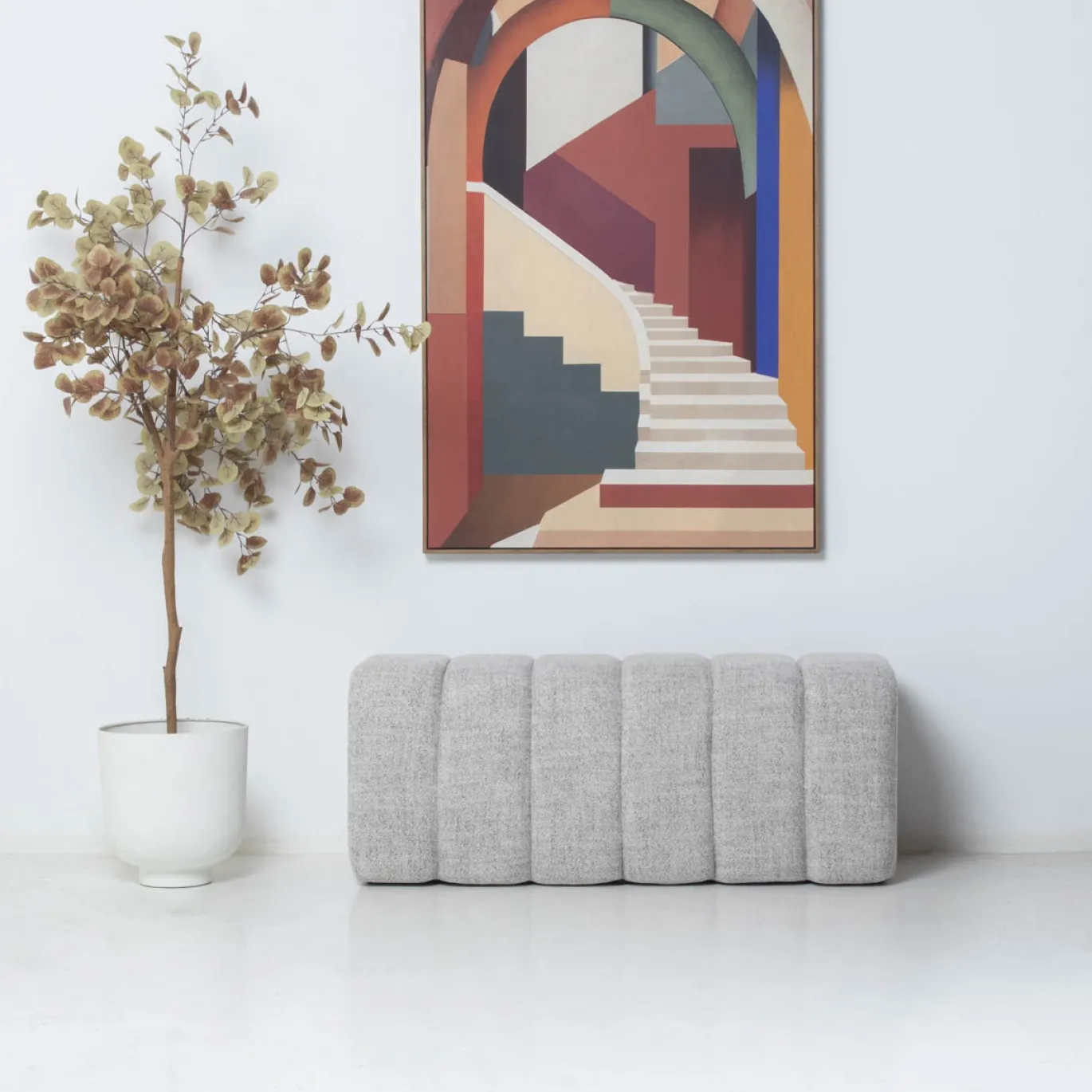 DÉJA Eetkamerbank Bogense Taupe 120cm