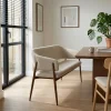 DÉJA Eetkamerbank Dénia Beige/Walnoot 180cm