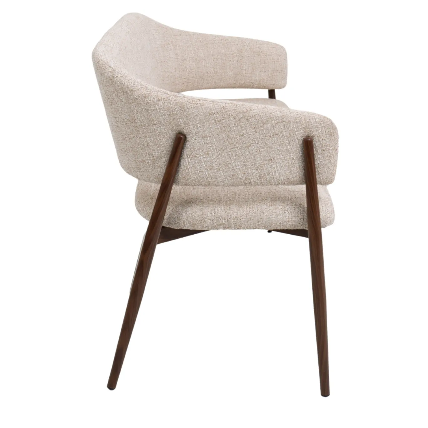 DÉJA Eetkamerbank Dénia Beige/Walnoot 180cm