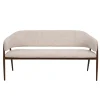 DÉJA Eetkamerbank Dénia Beige/Walnoot 160cm