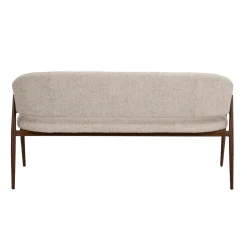 DÉJA Eetkamerbank Dénia Beige/Walnoot 160cm