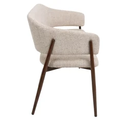 DÉJA Eetkamerbank Dénia Beige/Walnoot 160cm