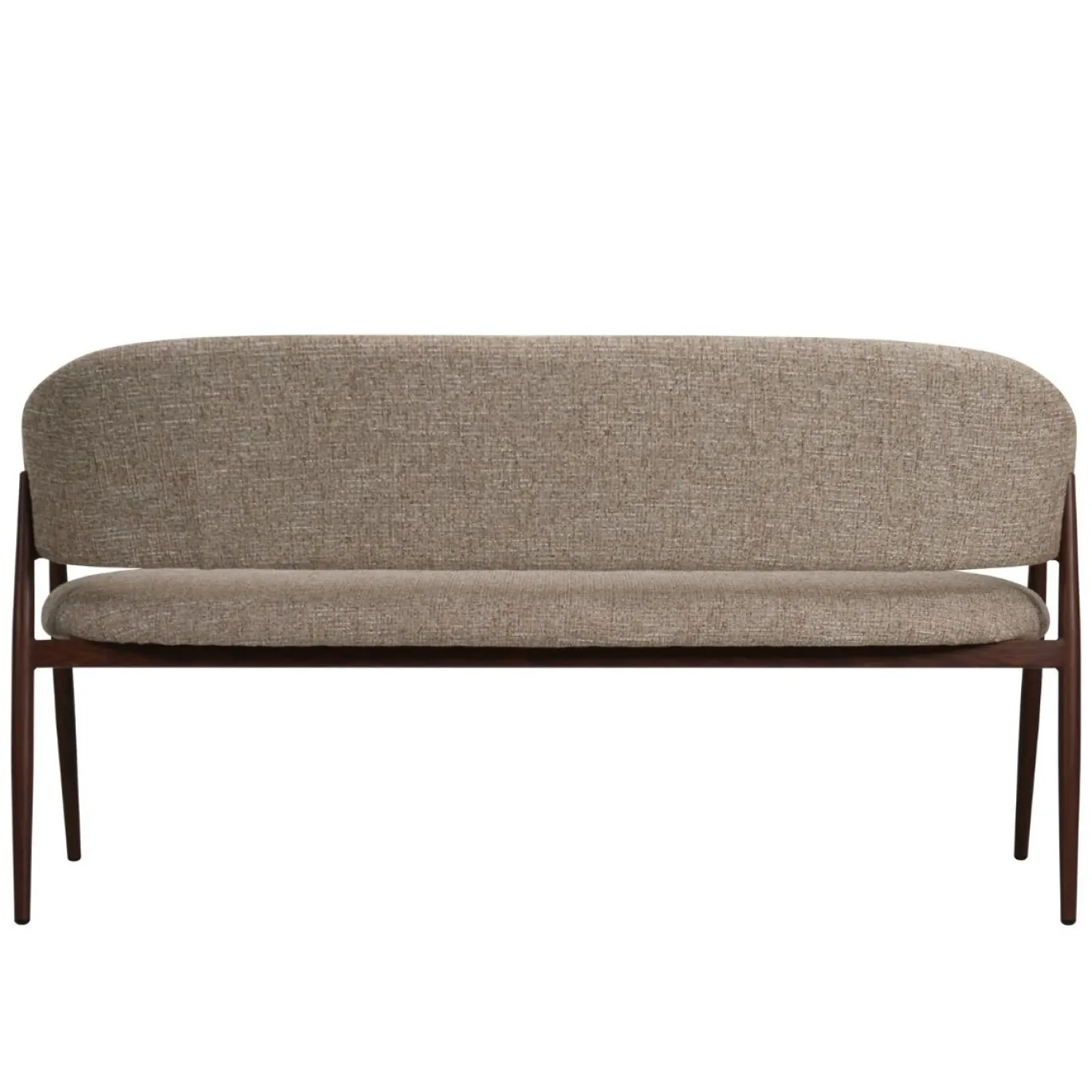 DÉJA Eetkamerbank Dénia Taupe/Walnoot 160cm