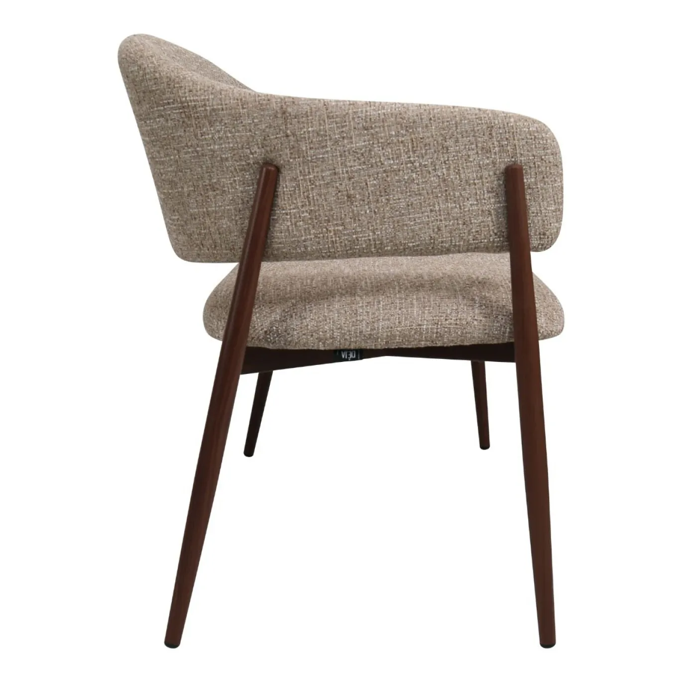 DÉJA Eetkamerbank Dénia Taupe/Walnoot 160cm