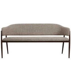 DÉJA Eetkamerbank Dénia Taupe/Walnoot 200cm