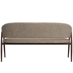 DÉJA Eetkamerbank Dénia Taupe/Walnoot 200cm