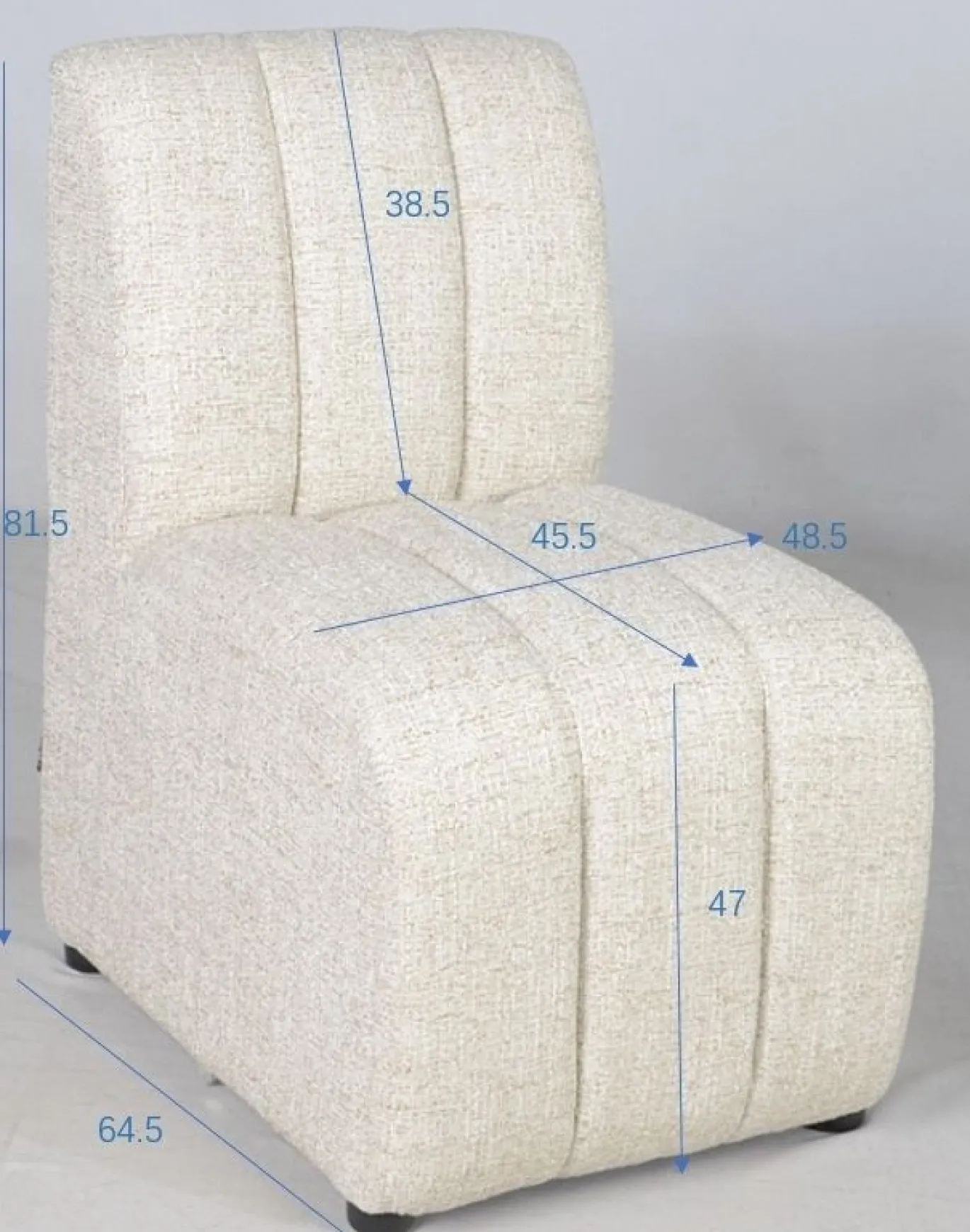 DÉJA Eetkamerbank Filo Element Beige Chenille