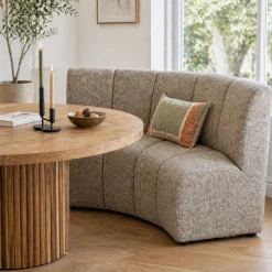 DÉJA Eetkamerbank Filo Rond Bruin