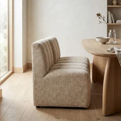 DÉJA Eetkamerbank Kent Element Beige Chenille