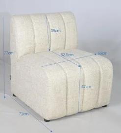DÉJA Eetkamerbank Kent Element Taupe