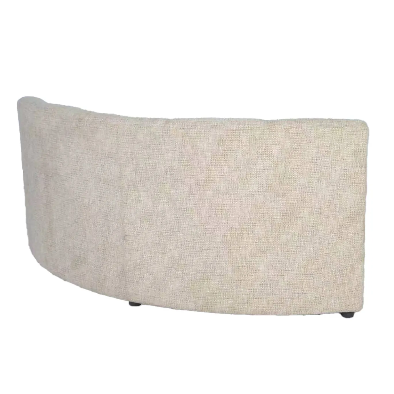 DÉJA Eetkamerbank Kent Rond Beige Chenille