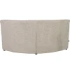 DÉJA Eetkamerbank Kent Rond Taupe Chenille