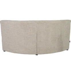 DÉJA Eetkamerbank Kent Rond Taupe Chenille