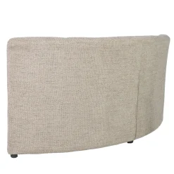 DÉJA Eetkamerbank Kent Rond Taupe Chenille