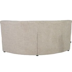 DÉJA Eetkamerbank Kent Rond Taupe Chenille
