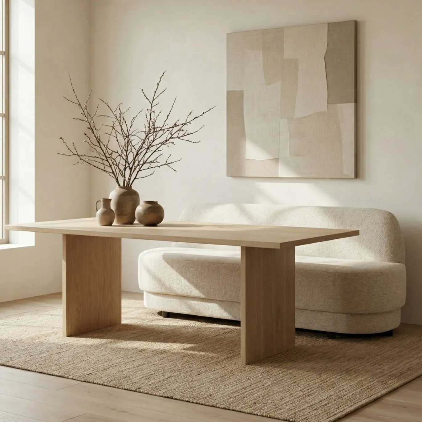 DÉJA Eetkamerbank Moose Beige 160cm