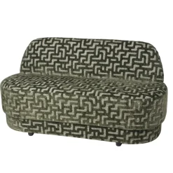 DÉJA Eetkamerbank Moose Pebble Groen 240cm