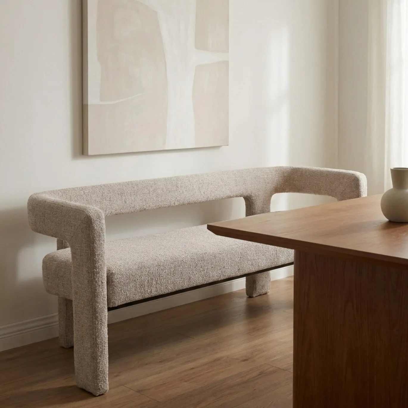 DÉJA Eetkamerbank Seto Beige 180cm