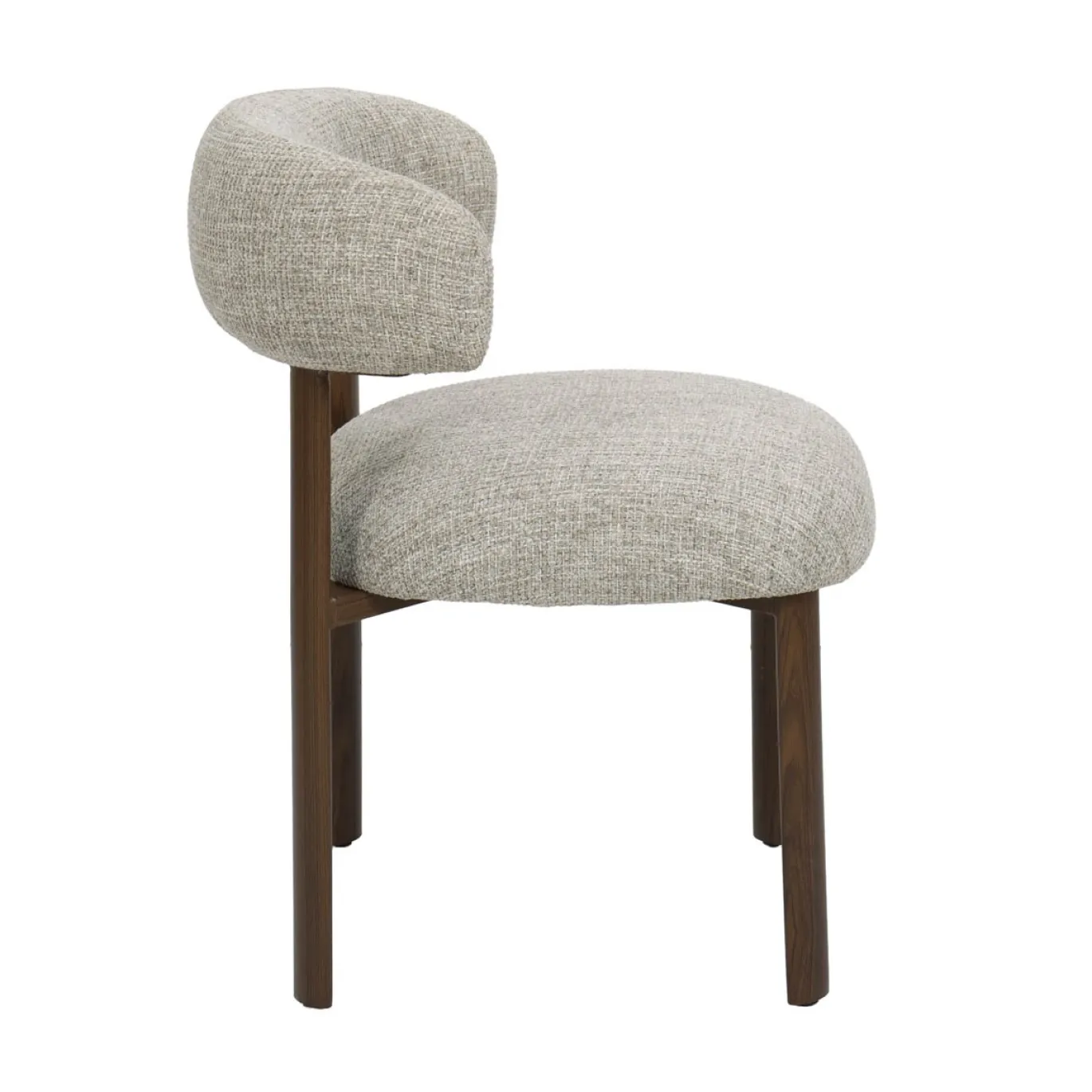 DÉJA Eetkamerstoel Alamo Beige/Walnoot