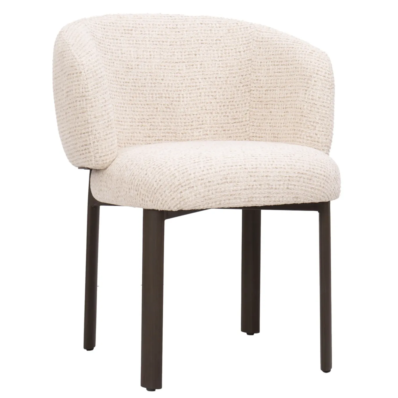 DÉJA Eetkamerstoel Bella Beige/Walnoot
