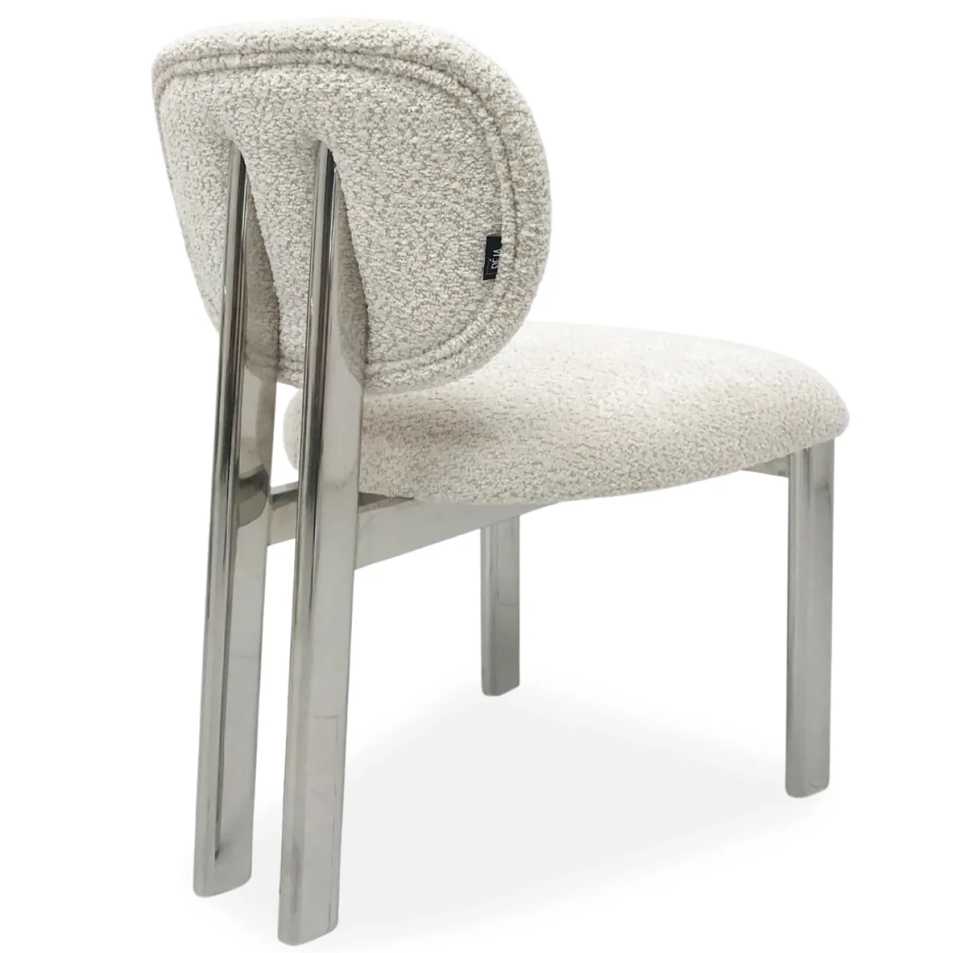 DÉJA Eetkamerstoel Bjerka Beige/Chrome