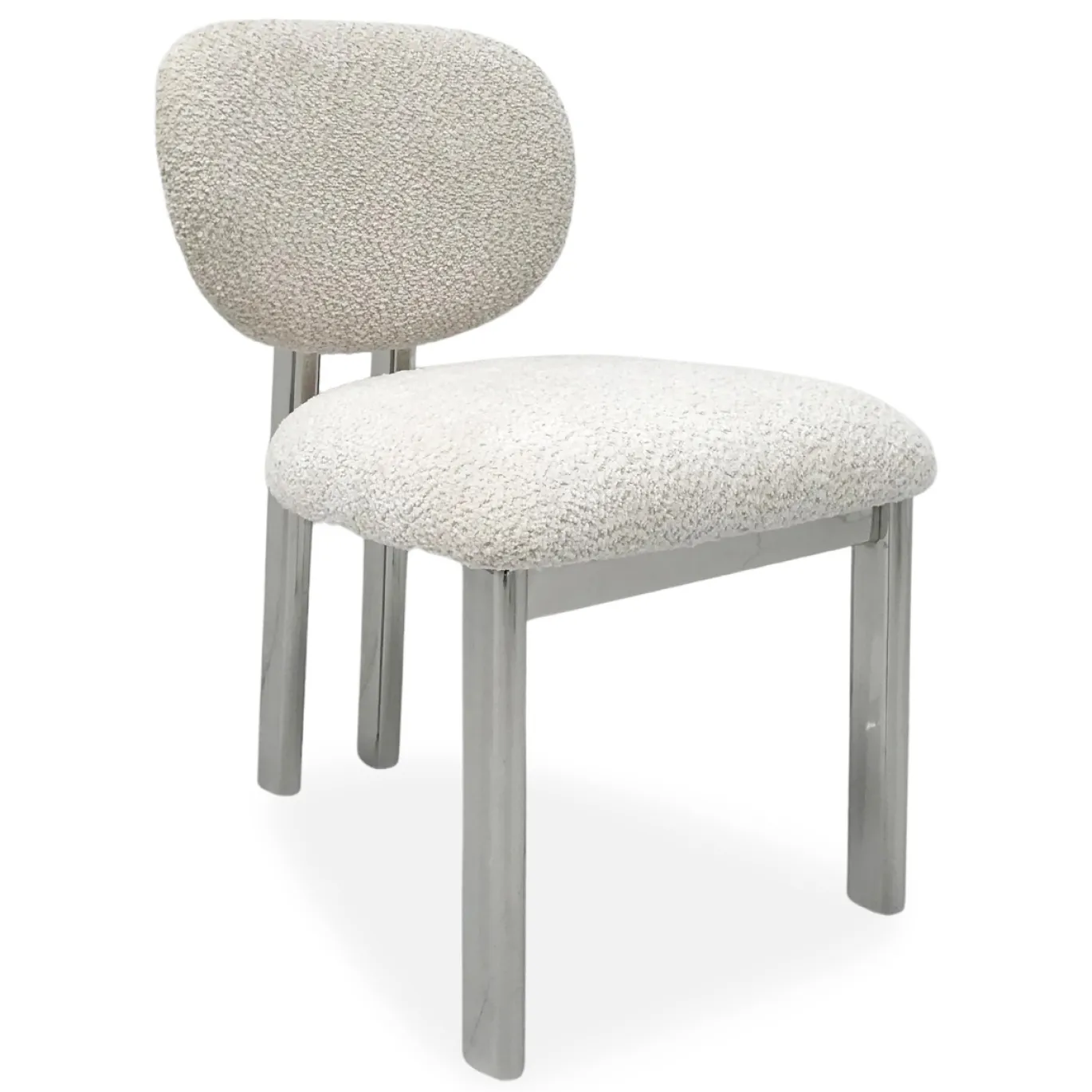 DÉJA Eetkamerstoel Bjerka Beige/Chrome