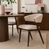 DÉJA Eetkamerstoel Brice Beige/Walnoot