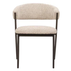 DÉJA Eetkamerstoel Brice Beige/Walnoot