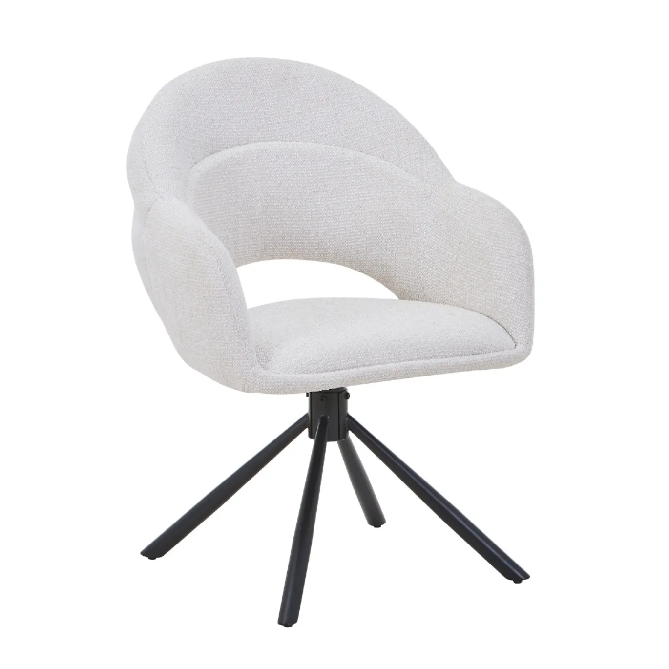 DÉJA Eetkamerstoel Celeste Beige Draaibaar