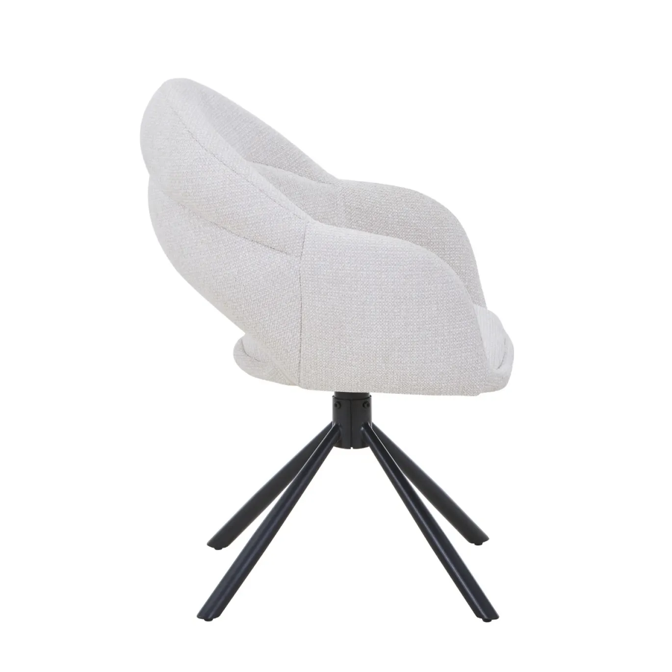 DÉJA Eetkamerstoel Celeste Beige Draaibaar