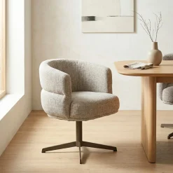 DÉJA Eetkamerstoel Coria Beige/Brons Draaibaar
