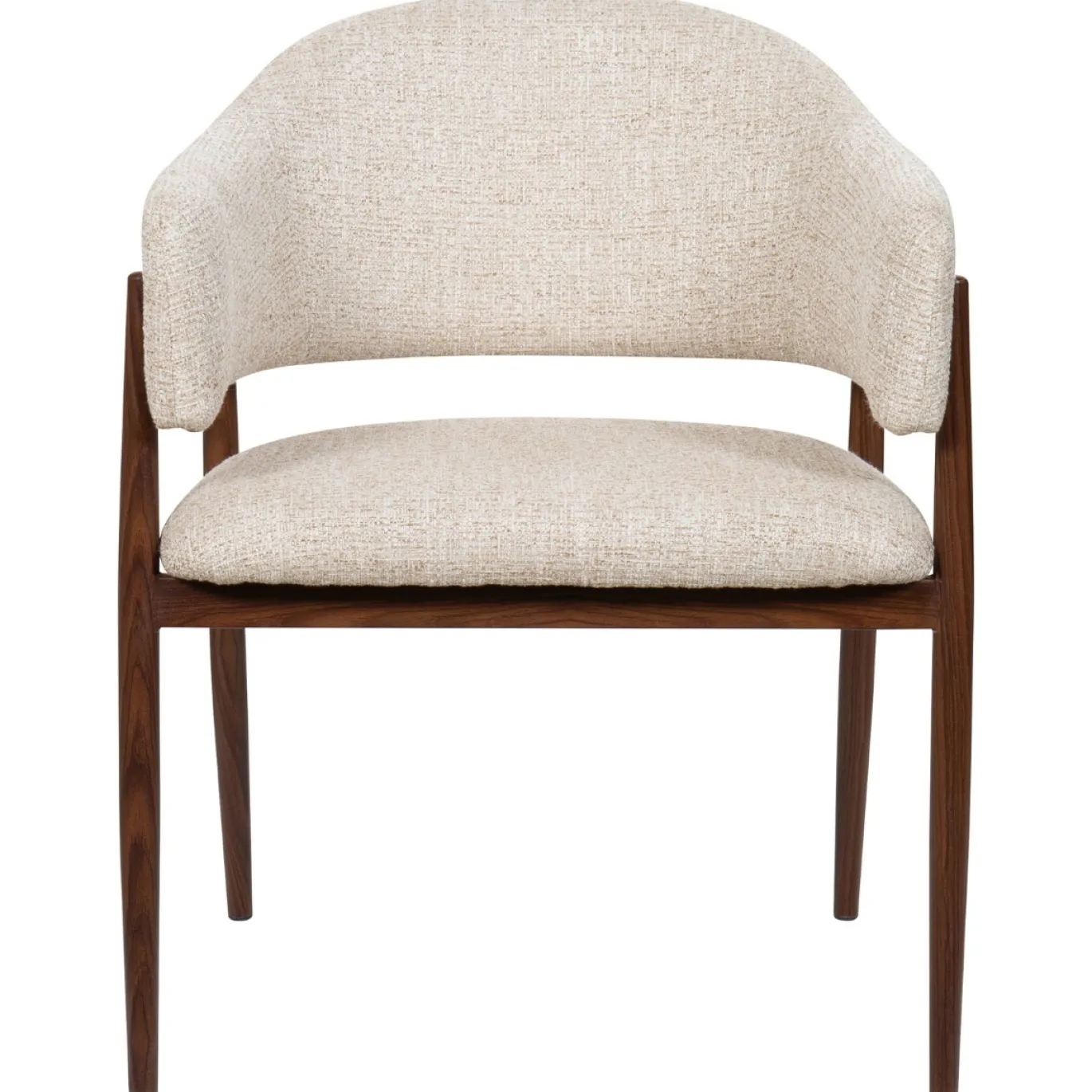 DÉJA Eetkamerstoel Dénia Beige/Walnoot