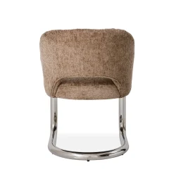 DÉJA Eetkamerstoel Dovre Taupe/Chrome